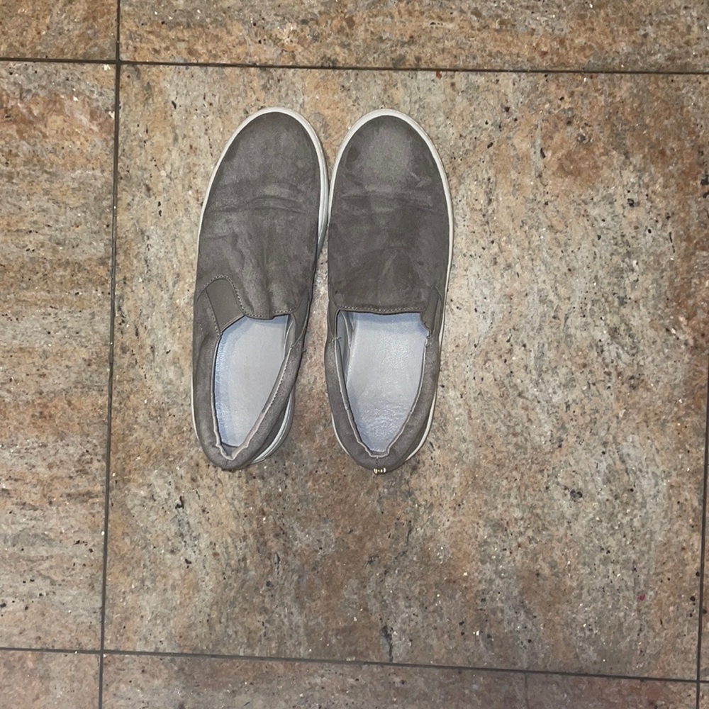 Lulu's Grey Slip On Shoes
